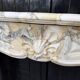 Louis XV style fireplace in purple breccia marble, circa 1880.