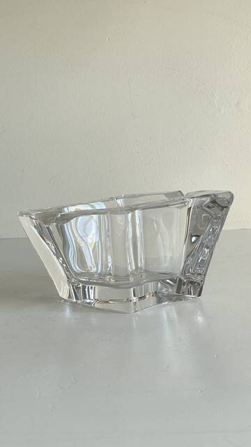 VINTAGE Free-Form Crystal ASHTRAY
