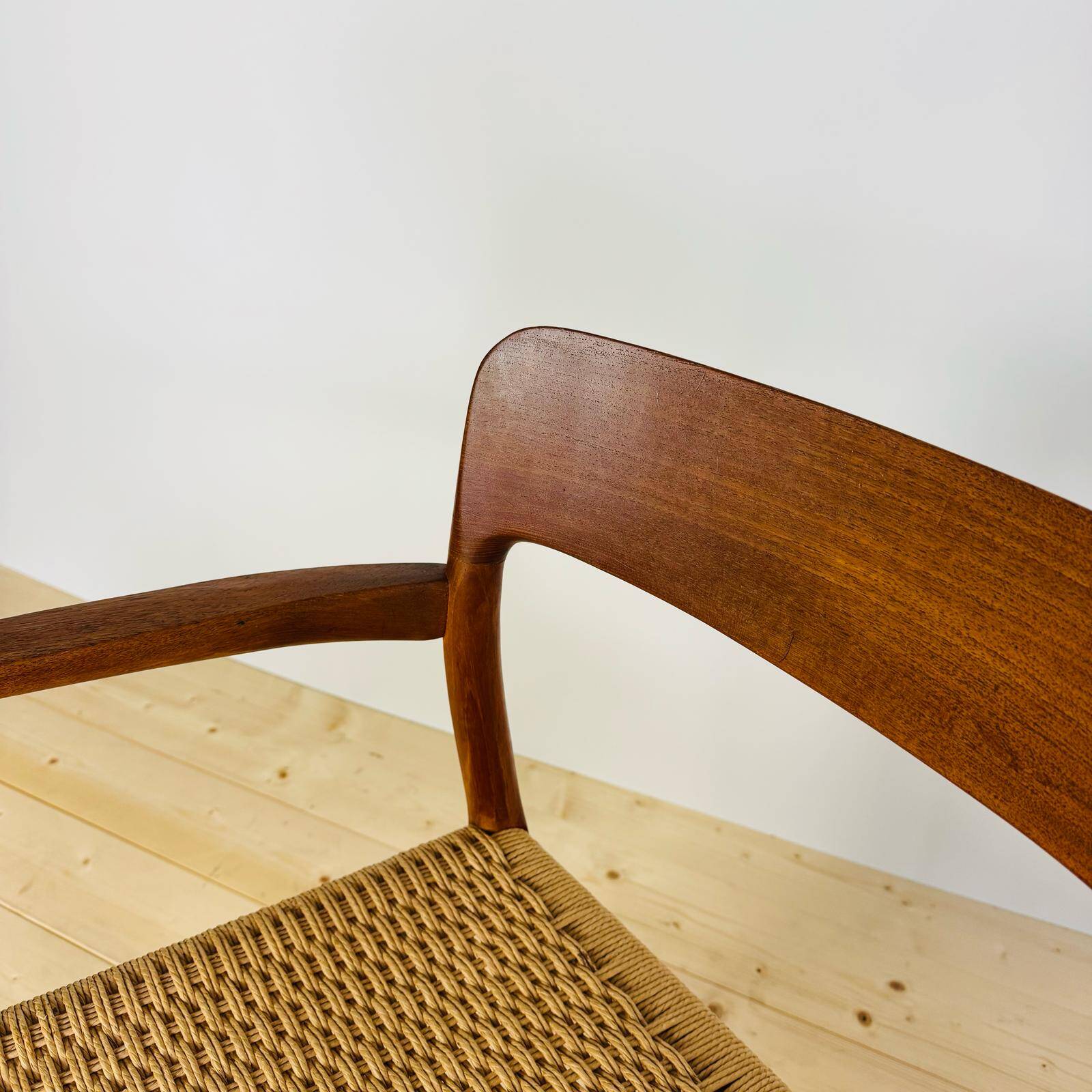 Chaise modèle 56, Niels O. Møller pour J.L. Møllers Møbelfabrik, Danemark années 1950