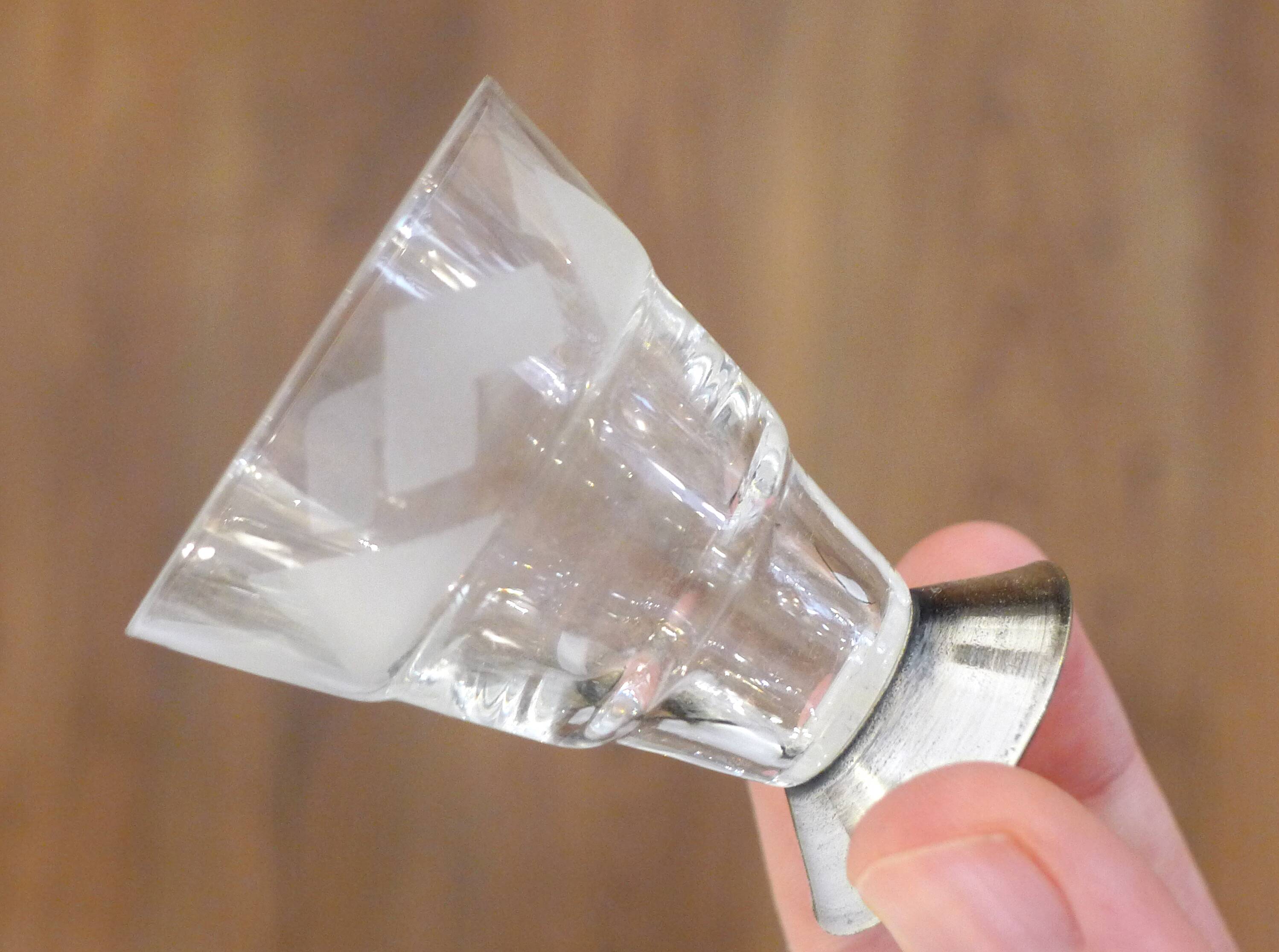 Art Deco liqueur set, glass & silver-plated metal ARGIT