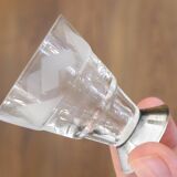 Art Deco liqueur set, glass & silver-plated metal ARGIT