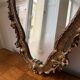 Golden rococo wall mirror