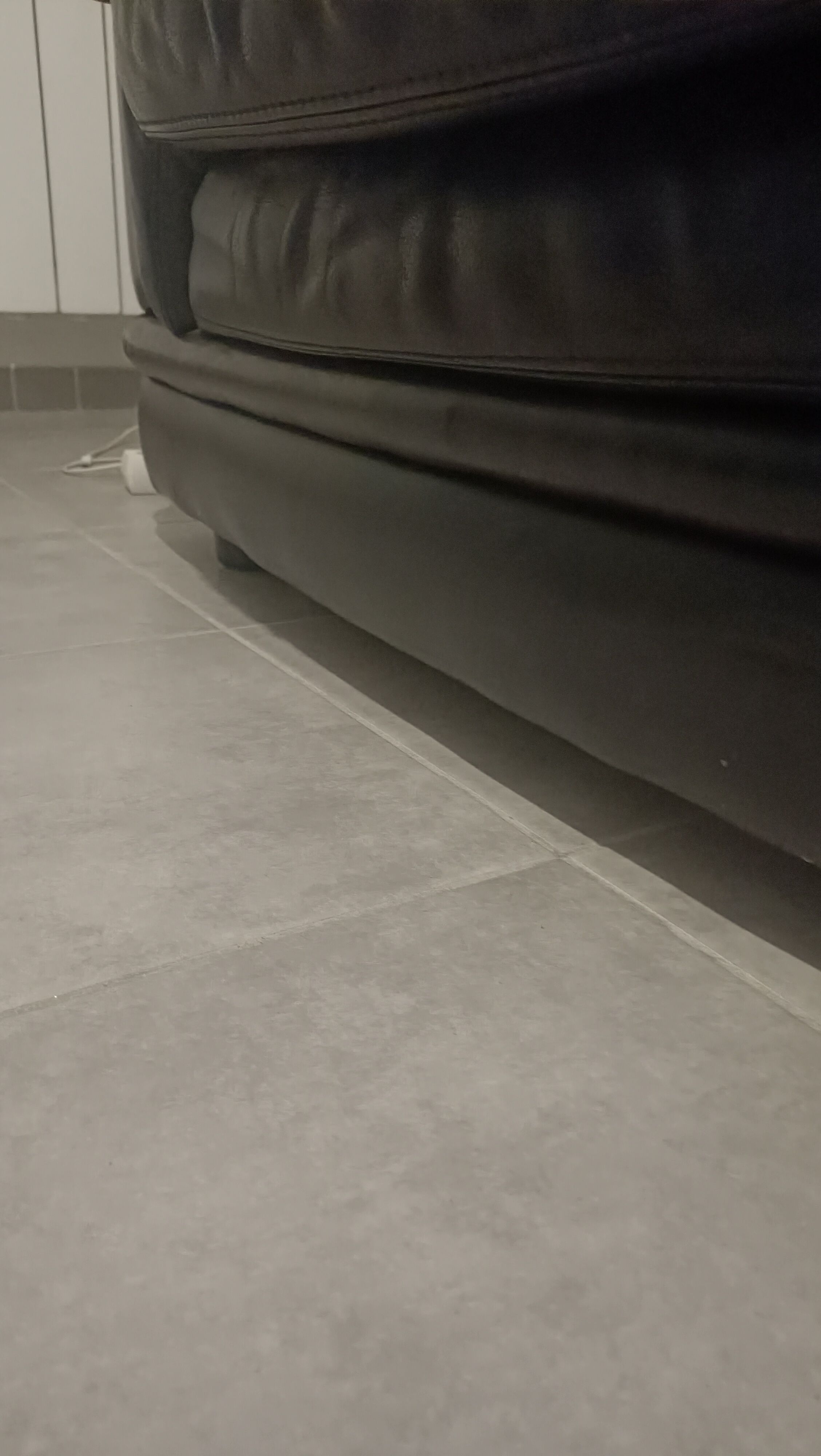 Black leather armchair Natuzzi