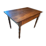 Walnut desk marquetry