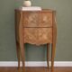 Antique marquetry bedside table / chest of drawers – Louis XV style