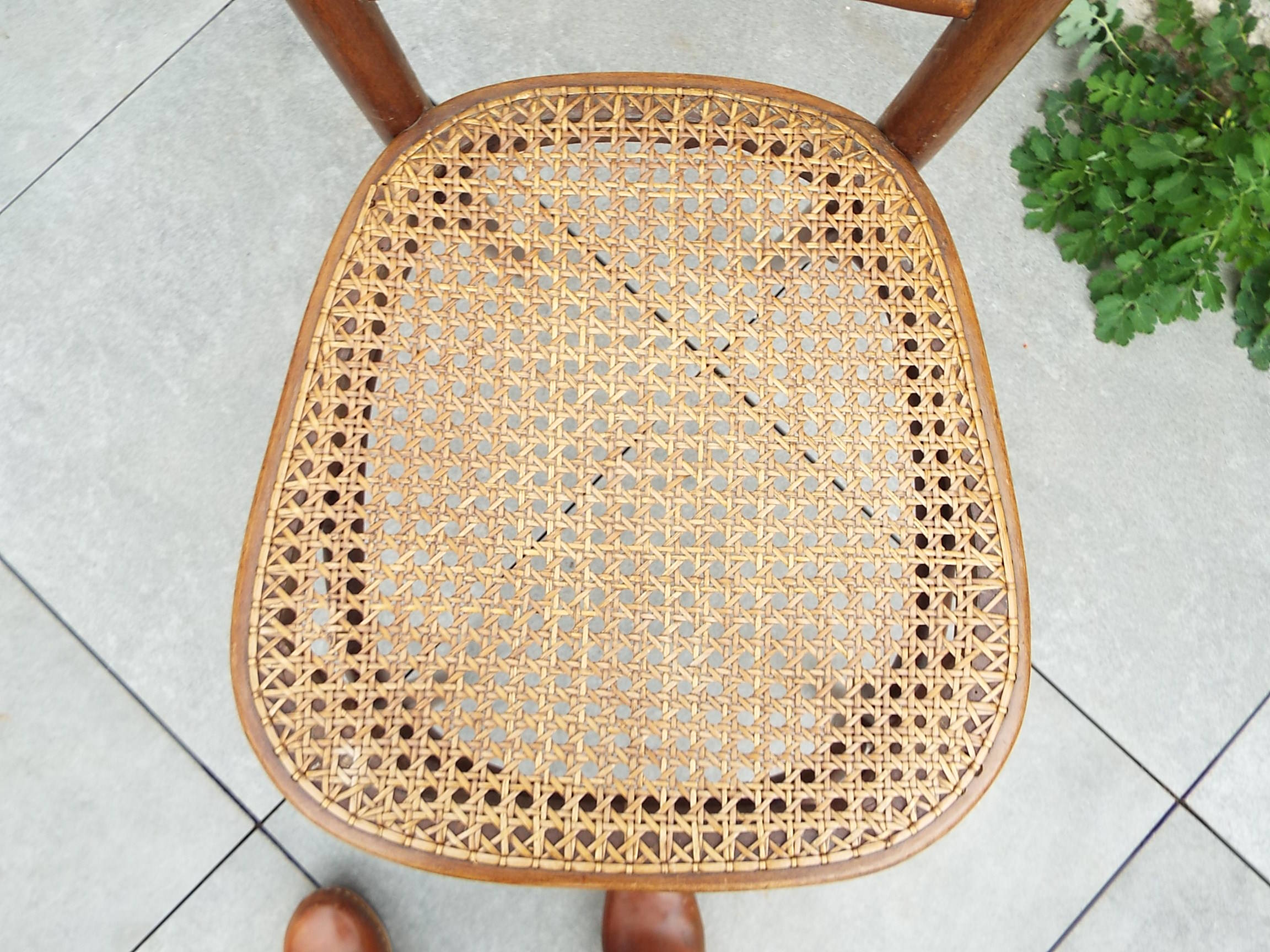 Bistro chair sitting canus