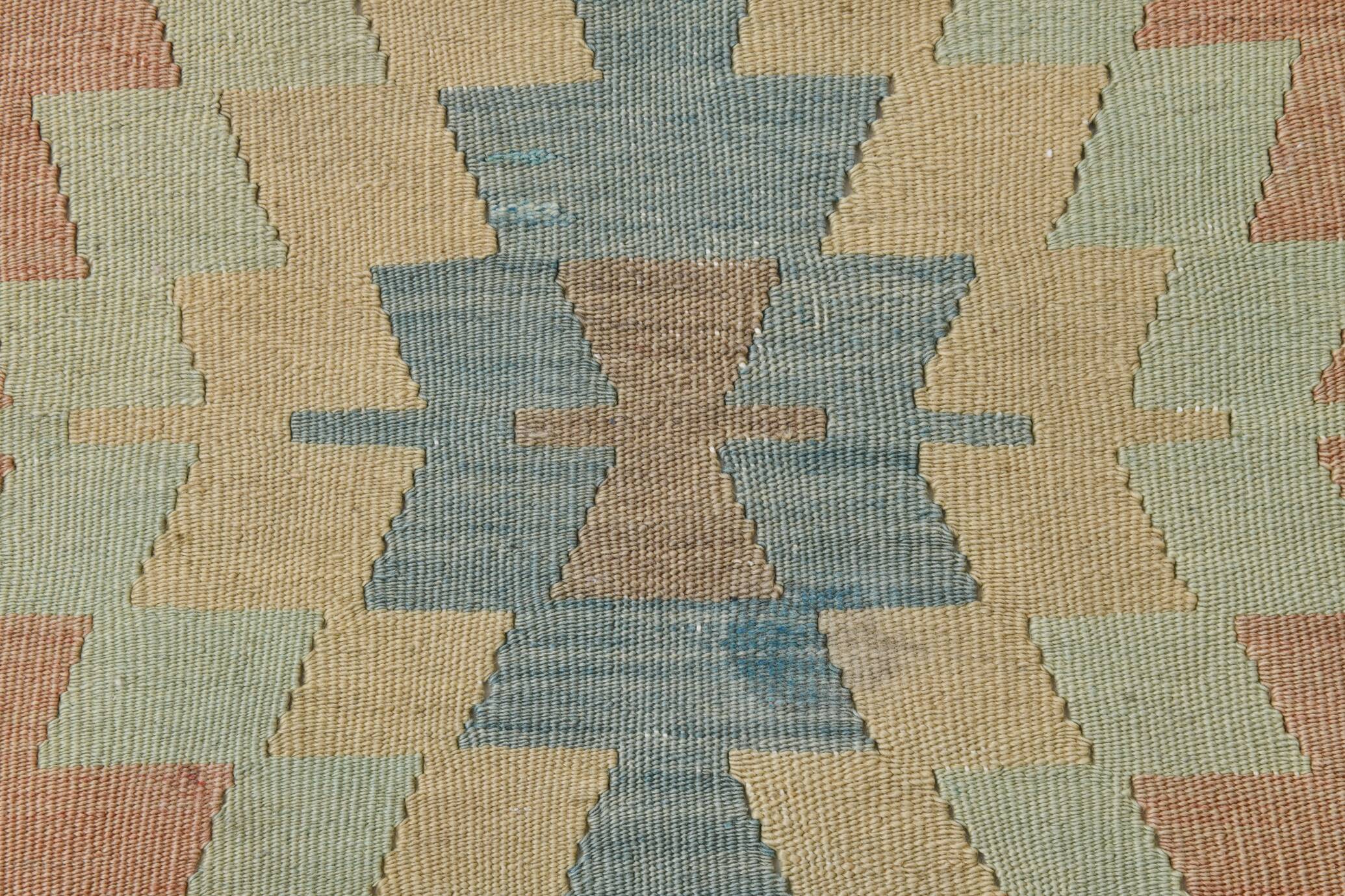 6x10 Kilim Turkish Nomadic Design Kilim Rug, 181x312 Cm