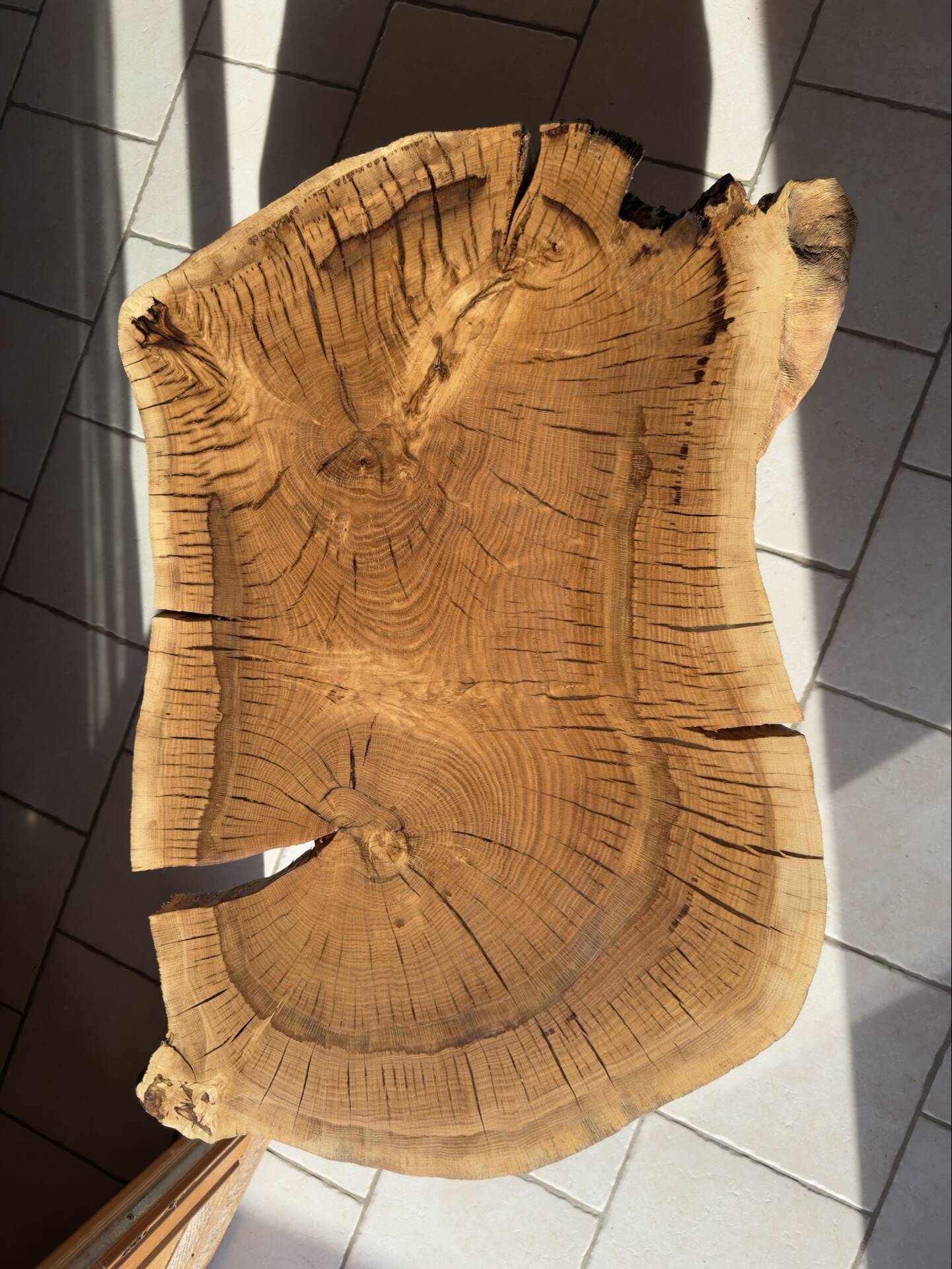 Table basse unique en chêne massif
