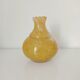 Verrerie vase orange moucheté