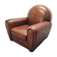 Art Deco style sheepskin armchair, early 21st century