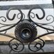 Vintage Iron Cast Magazine Rack: Handmade Gothic Home Decor