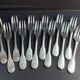 12 Christofle silver metal cake forks model Vendôme/Arcantia before 1983