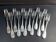 12 Christofle silver metal cake forks model Vendôme/Arcantia before 1983