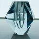 Diamond-shaped crystal vase from Strömbergshyttan