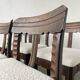 Set of 6 brutalist chairs from the 1940s
