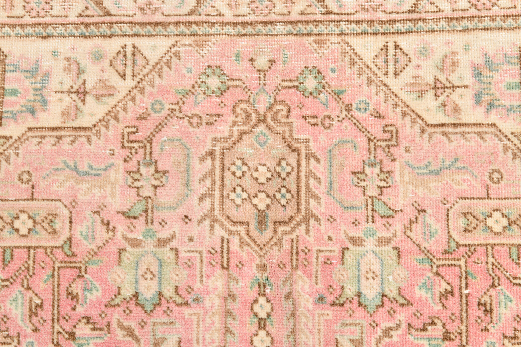 6x9 dusty pink wool persian rug 287x192cm
