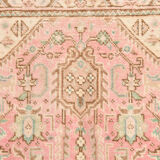 6x9 dusty pink wool persian rug 287x192cm