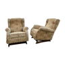 Pair of armchairs 1940 rocking-chair