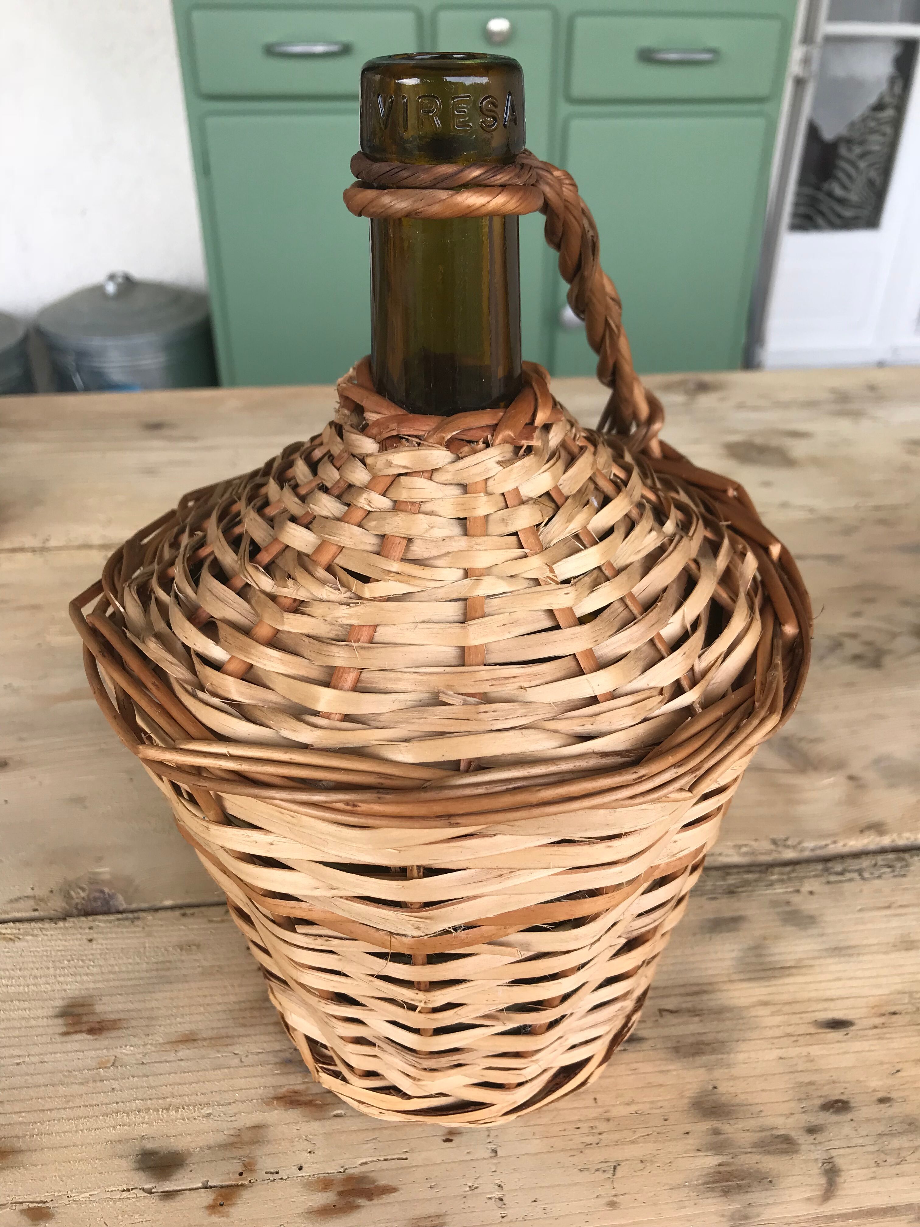 Small demijohn with wicker 2l
