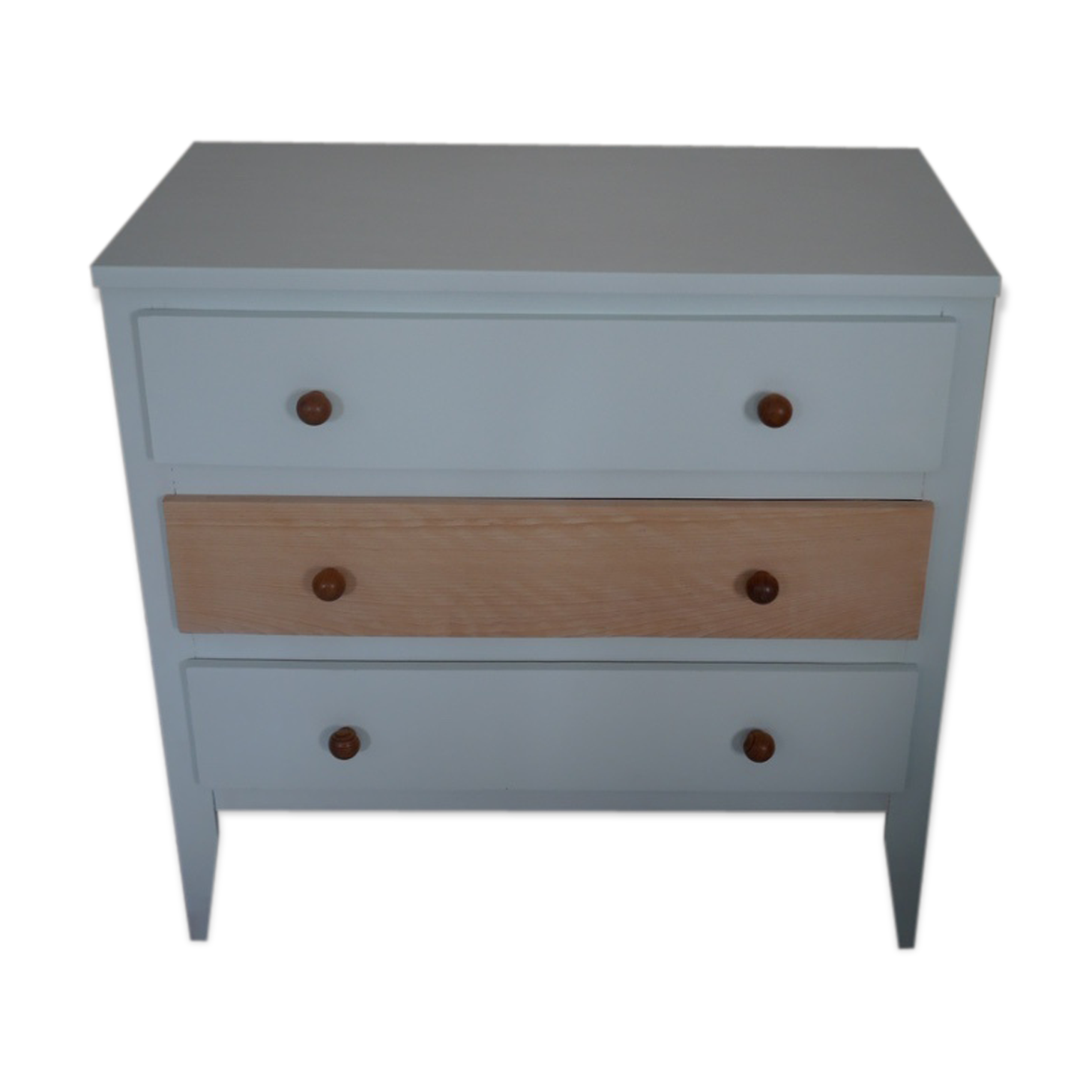 Green vintage Dresser and wood