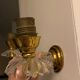 Double brass wall light from the 60s