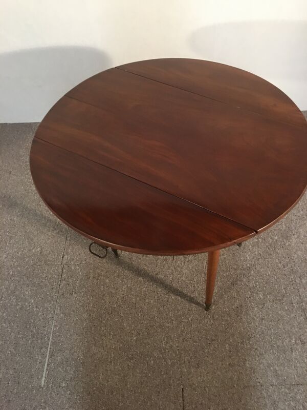 Table à volets acajou