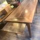 Solid oak farmhouse table