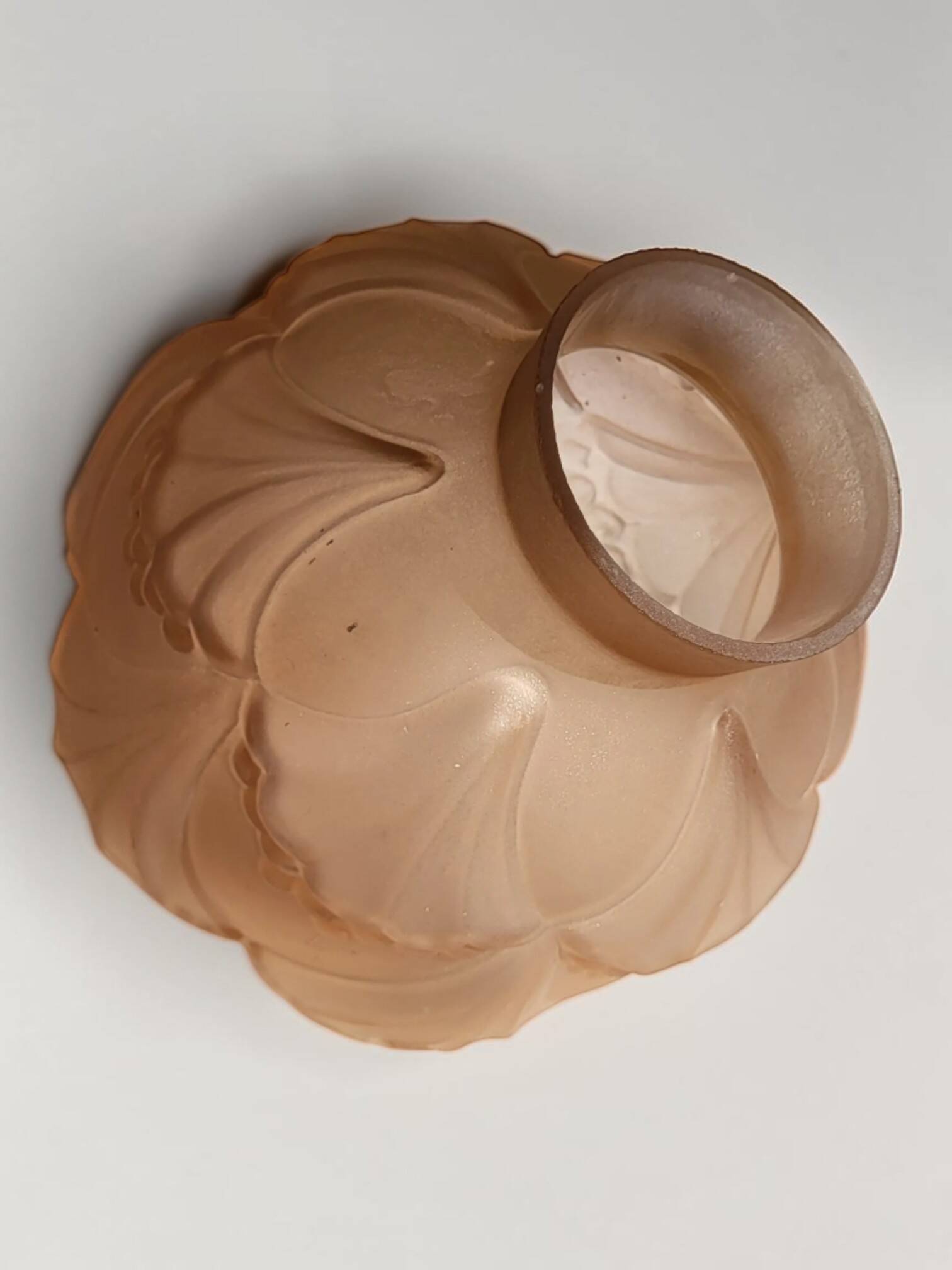 Vase Art Déco en verre 1930