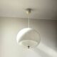 Harvey Guzzini Burgos Hanging Lamp, White Acrylic, 1960s 70s