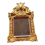 Golden mirror with pareclises from Baucaire