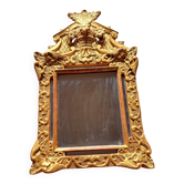 Golden mirror with pareclises from Baucaire