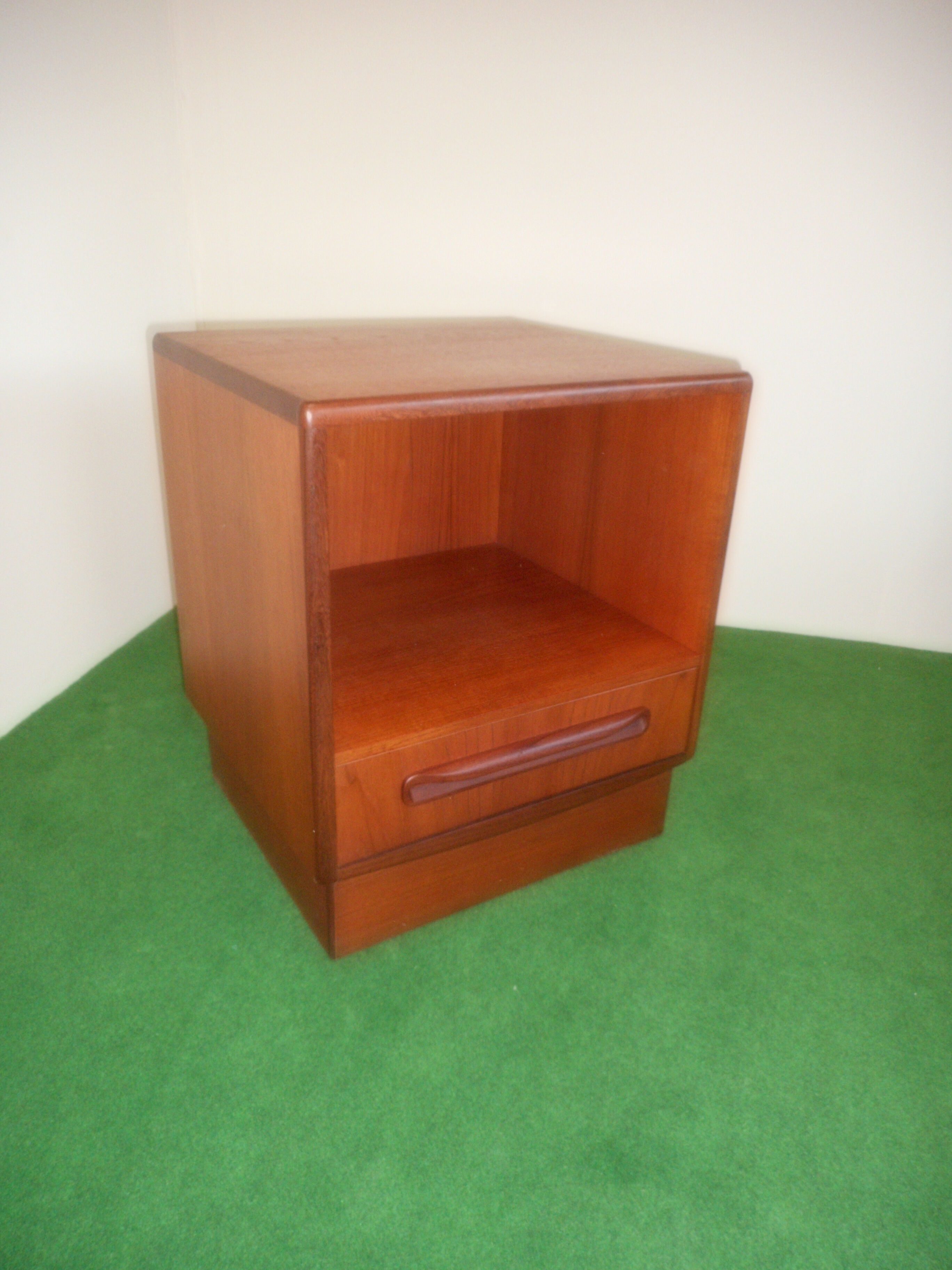 Vintage teak bedside