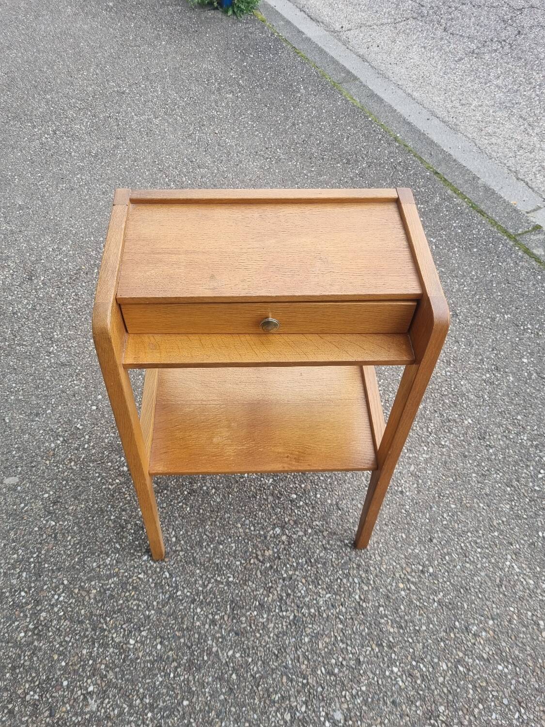 Vintage Scandinavian bedside table