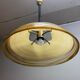 Duża okrągła lampa wisząca regulowana vintage italy 60'