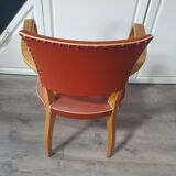 Vintage wooden armchair