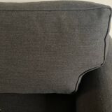 3-seater flannel upholstered sofa.