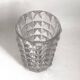 Vase cristal pointe de diamant années 50 hauteur 21,5 cm
