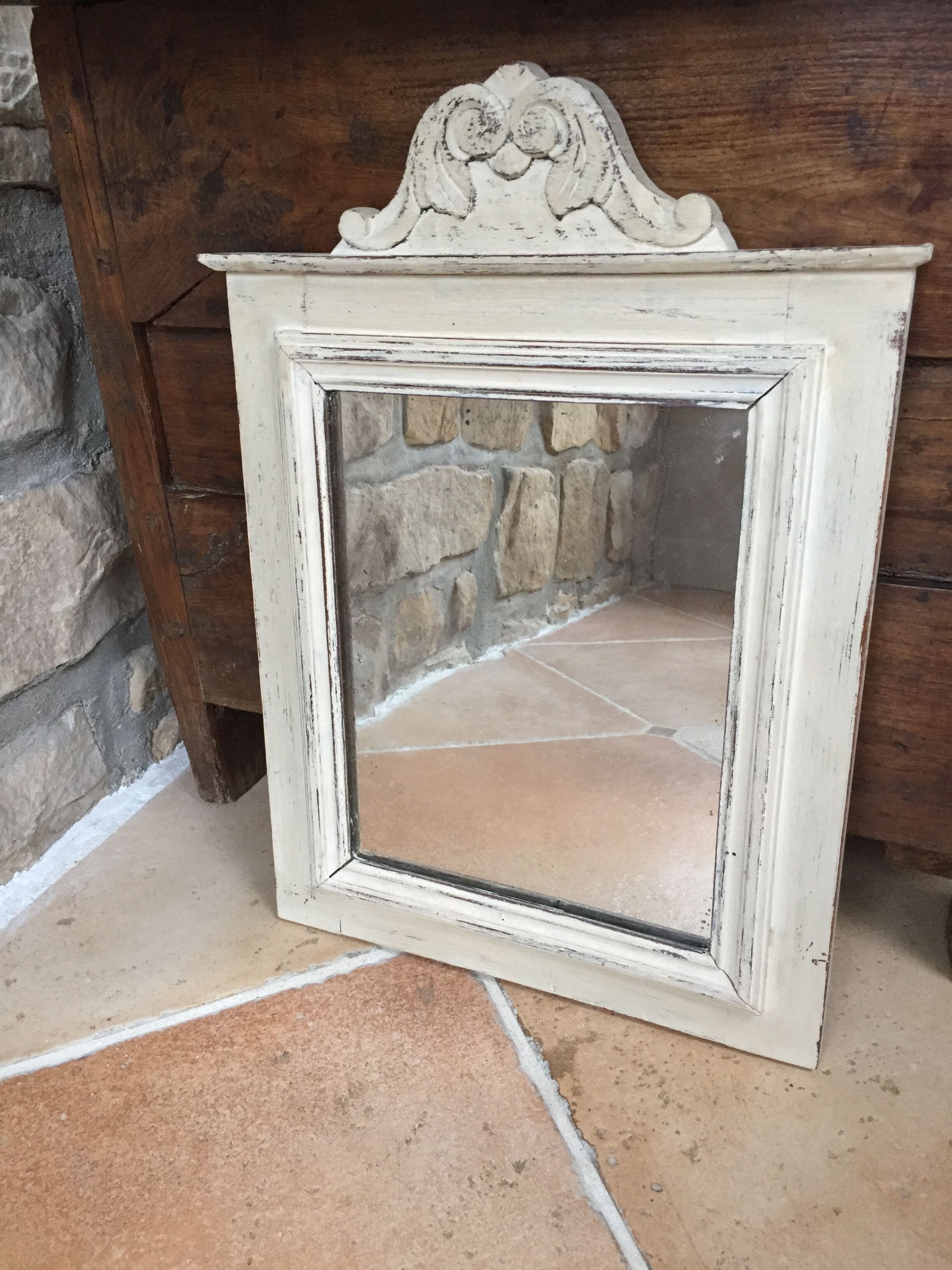 Former mirror shabby chic 36x50cm