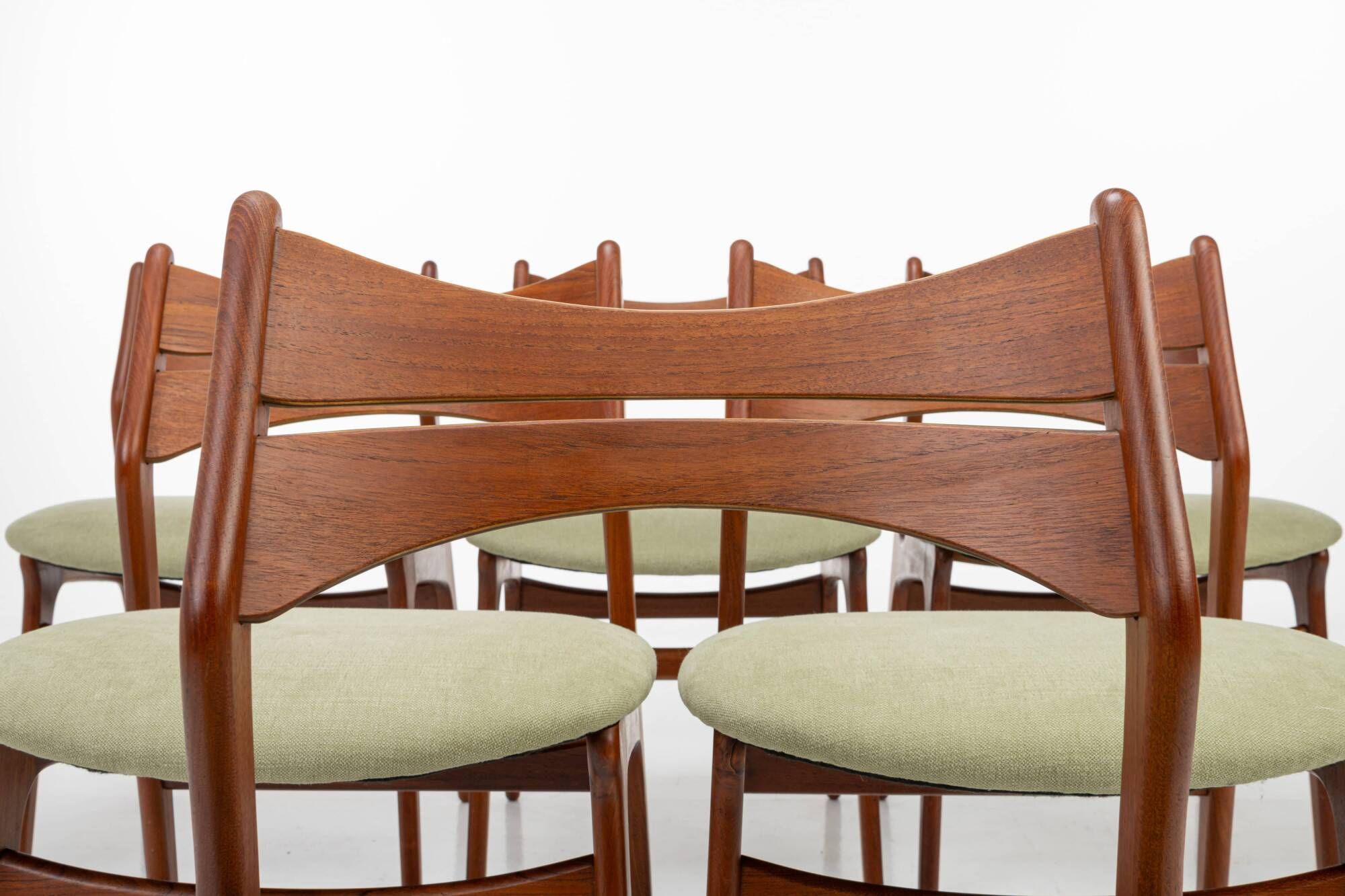 Vintage Dining Chairs by Erik Buch for Christian Christensen Møbelfabrik, 1960s, Set of 6