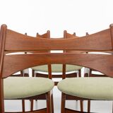 Vintage Dining Chairs by Erik Buch for Christian Christensen Møbelfabrik, 1960s, Set of 6