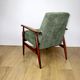 Armchair 'Lis', 1970s olive green design by Henryk Lis - 2 pieces available