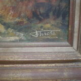 Oil on canvas by Félix Tisot