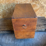 Old Box Vintage Wooden Card Storage #D890