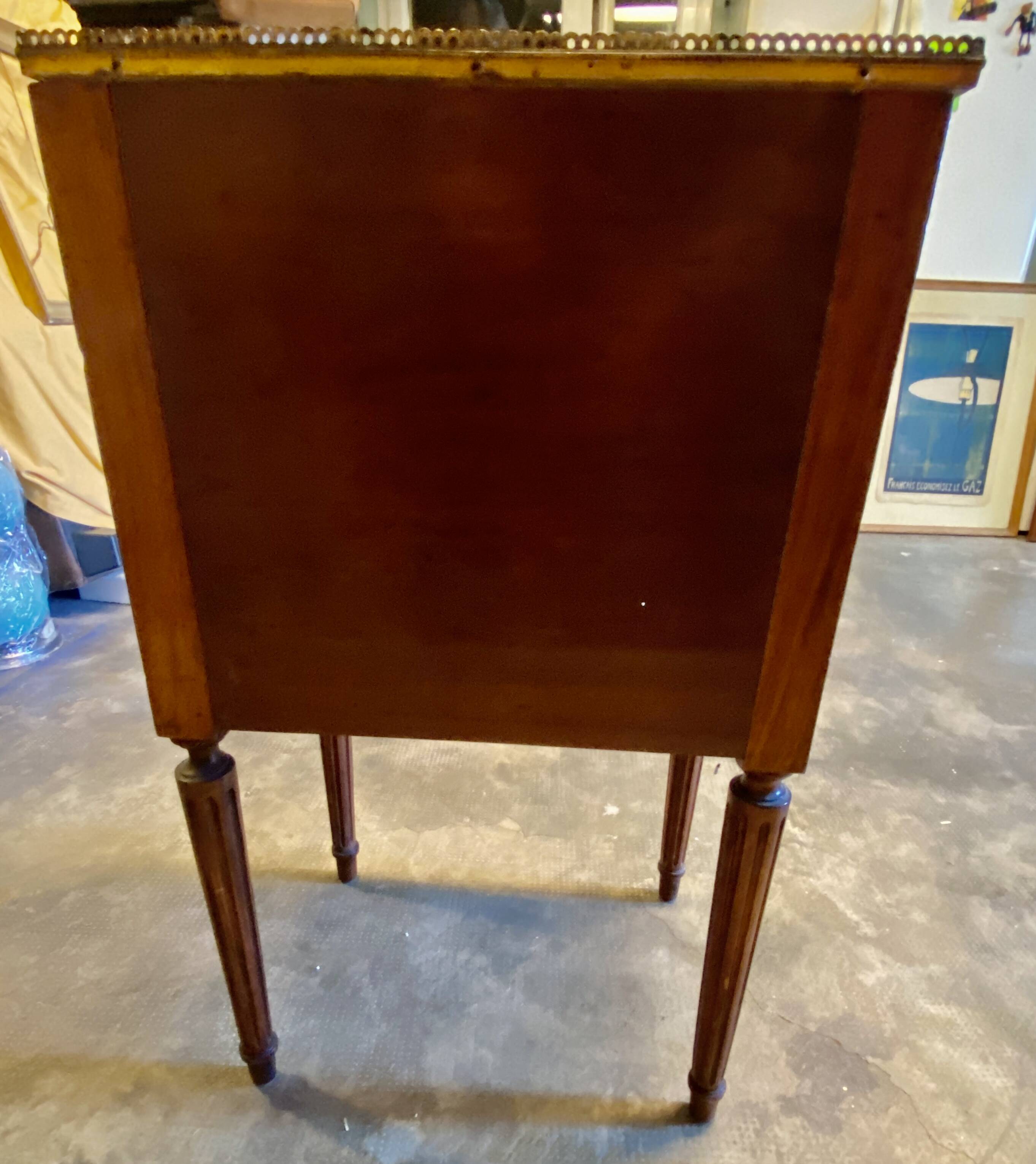 Louis XVI style bedside chiffonier