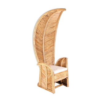 Rattan armchair