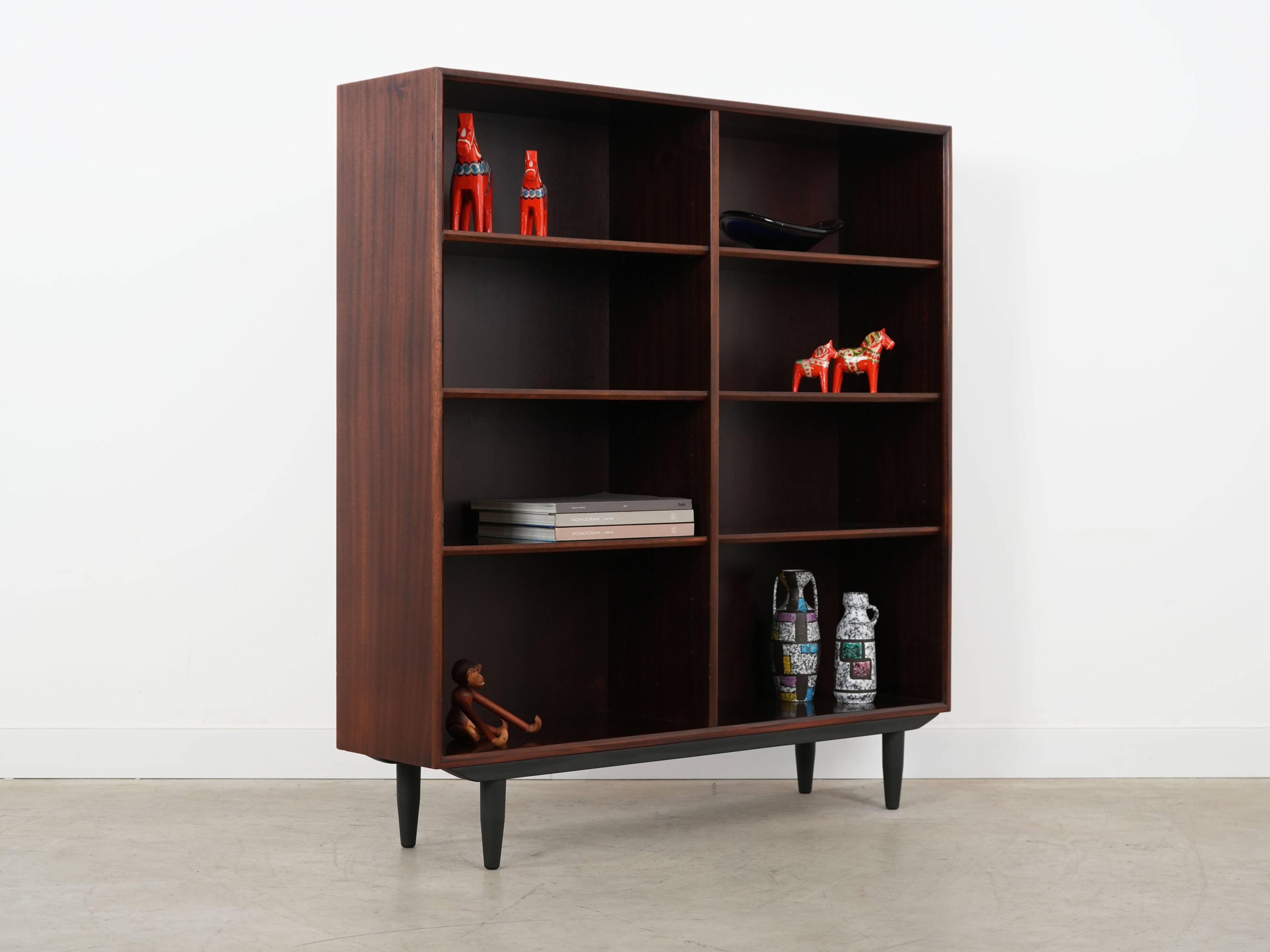 Mahogany bookcase, Danish design, 1970s, production: Denmark