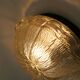 1970s mid century SCONCE or CEILING FIXTURE petal-shaped glass