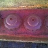 Series of four cups for chandelier