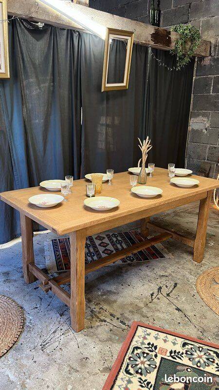 Restored antique farmhouse table