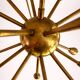 Lustre Sputnik 16 arms in brass – Vintage design from the 1960s